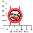 thumbnail image 5 of Cars Lightning McQueen Boys' Red Plastic Time Teacher Watch, Red Silicon Strap, 5 of 6