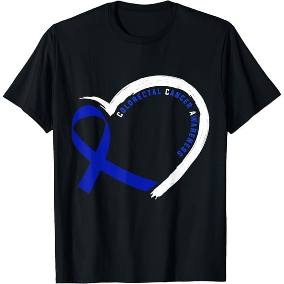 Cancer Support Gift Colorectal Cancer Awareness T-Shirt