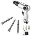 thumbnail image 1 of KFFKFF Marteau à Air, Marteau Pneumatique 3500bp avec Course de 2,76 Pouces & 4 Pcs Brochettes Tige Ronde, Outil Compact à Pistolet pour Couper, Percer, Racler, 1 of 9