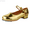 Gold, variant on Girls Tap Shoes Toddler Dance Shoes PU Leather Easy Strap(Toddler/Little Kid/Big Kid) Sizes 12.5 Little Kid Gold(6-7 Years)