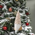 thumbnail image 4 of Fiudx Adornos Navideños de Madera, Ángel Sin Rostro, Decoración de Árbol Tallada a Mano, Muñeco de Tela Suave para Árbol, Pared o Puerta, Decoración Navideña, 7,5 X 16 Cm, 4 of 5