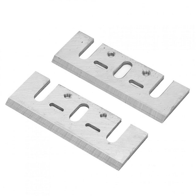 Cuchilla cepilladora eléctrica HSS, un par de cuchillas cepilladoras eléctricas HSS para carpintería, cuchilla de repuesto para cepilladora eléctrica elaborada con cuidado NikouMX herramienta