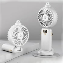 UttpKLBx Rechargeable Mini Fan Portable Clip on Fan Usb Rechargeable Tabletop Fan Rechargable Portable Fan, for Travel Home Office (White)