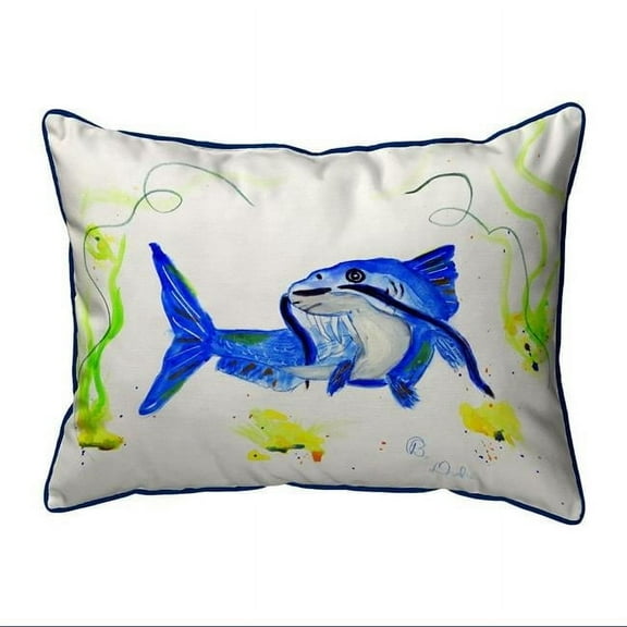 Betsy Drake SN741 11 x 14 in. Betsys Catfish Small Indoor & Outdoor Pillow