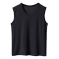 thumbnail image 3 of Boys Summer Tank Top Soft Breathable Sleeveless Tee Lightweight Comfortable Casual Daily Wear Youth Kids Shirt Short Sleeve Shirt for Boys Tees Kids Tshirts Clothes Summer Tops T-Shirt, 3 of 3