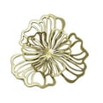 thumbnail image 2 of Tongina Iron Wall Decoration Floral Wall Hanging Decor Home Office Decor, Modern Wall Ornament Metal Wall Art for Hotel Kitchen Golden Small, 2 of 8