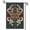 C, variant on XaaKee, Garden Flags, Gothic Morels And Lavender Garden Flag, Double-Sided High-Quality White Linen Small Garden Flags For Outside, Atlas Moth Decor, 12x18Inch
