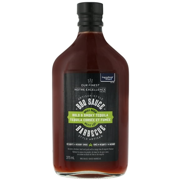 Our Finest Bold & Smoky Tequila BBQ Sauce, 375 mL