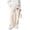 Beige, variant on Girls Wide Leg Sweatpants for Ages 5‑15, Heart Print Warm Winter Drawstring Elastic Waist Pants with Pockets, Cozy Full‑Length Trousers for Teen Girls Purple 14-15 Years
