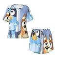 thumbnail image 4 of Lsque Bluey Women's Short-Sleeved Pajama Set - 2 Piece Soft and Lightweight Sleepwear Set-Large, 4 of 9