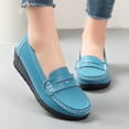 thumbnail image 4 of oqasdz Women Casual Shoes Loafers Slip On Flat Round Toe Shoes Comfortable Breathable Footwear for Ladies Versatile Daily Wear Outdoor Summer, 4 of 7