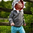 thumbnail image 7 of Kiapeise Toddler Kids Boys Girls Shark Hooded Tops Hoodie Jacket Coat Outerwear 1-6T, 7 of 7