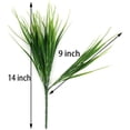 thumbnail image 2 of De plantas de césped artificial, arbustos de plástico sintético, hierba de trigo falsa para exteriores, arbustos verdes resistentes a los rayos UV, decoración de jardín colgante Ofspeizc WRJM-439, 2 of 7
