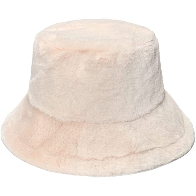 LinYooLi Women Bucket Beanie Hat Slouchy Fluffy Warm Soft Skull Cap Ladies Winter Fuzzy Stretch Thick Trendy Hats