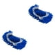 thumbnail image 1 of Zapatos de limpieza Inteprter 1 par de polvo de suelo Zapatilla de barrido Trapeador perezoso Azul borde floral 2Conjunto, 1 of 6