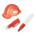 Marker Rool Uxcell Line Marking Drawing Stencils Marker Tool with 3 Pens Golf Ball ...