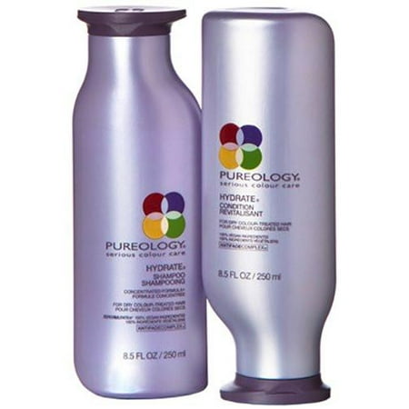 Pureology Hydrate Shampoo & Conditioner Duo Set, 8.5 Fl (Best Hydrating Shampoo And Conditioner For Fine Hair)