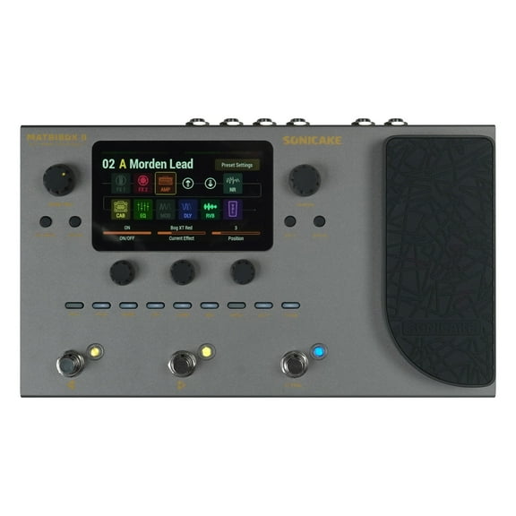 SONICAKE Matribox II Guitar Bass Amp IR Cabinets Expression Effect Pedal FX Loop