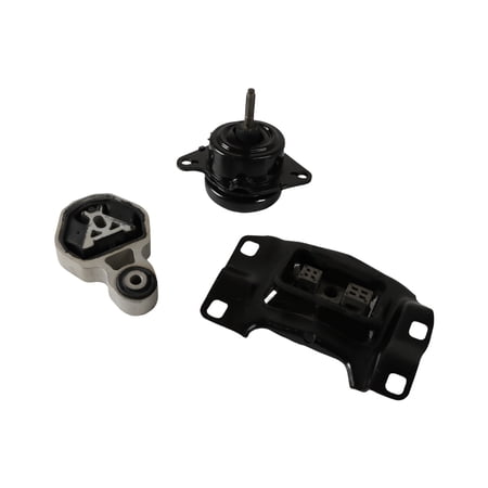 LOUVEROLA 3pcs Engine Trans Mount For 2012-2015 Ford Explorer 2.0L Turbo A5634 A5612 A5614