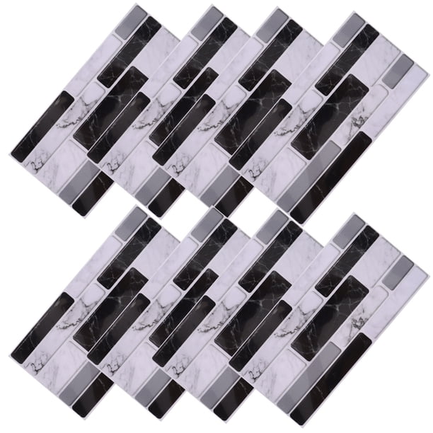 NUOLUX 27Ud Azulejos Peel and Stick Resistentes Al Agua Con Estilo Mármol Para Interior De Hogar