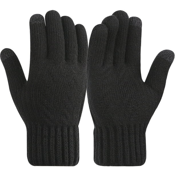 1 par de hombres resistentes a los guantes de los guantes portátiles de guantes portátiles de uso diario de guantes calientes al aire libre