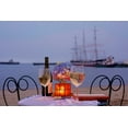 thumbnail image 2 of Blaustein, Alan 24x17 Black Ornate Wood Framed with Double Matting Museum Art Print Titled - Dream Cafe Hyde St Pier - 34, 2 of 4