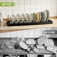 thumbnail image 6 of Windur 2 Pack Pots and Pans Organizer Under Cabinet, 22.4" Expandable Kitchen Organizers and Storage with 10 Adjustable Dividers, Pot and Pan Lid Storage Rack Inside Cabinet/Countertop Cupboard-Black, 6 of 6