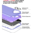 thumbnail image 4 of Diverbox Phone Case for iphone 16 Plus with Screen Protector, Heavy Duty Protection Shockproof DropProof Cover Compatible with MagSafe - Purple, 4 of 7