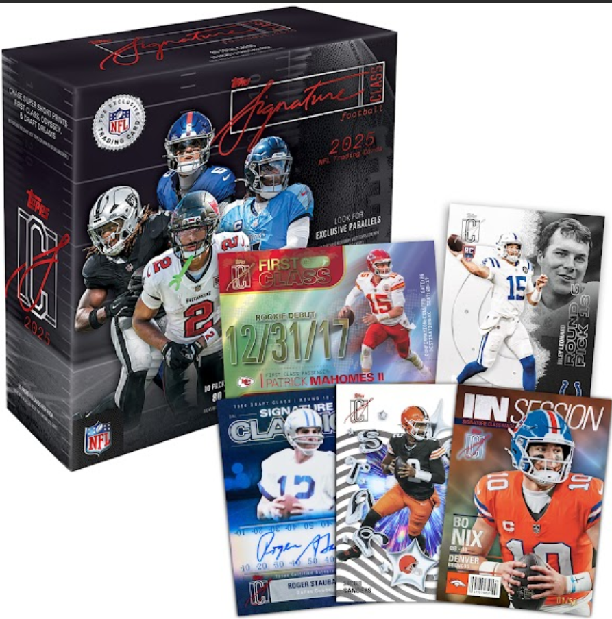 2025-26 Topps Signature Class Football - Factory Sealed - Mega Box
