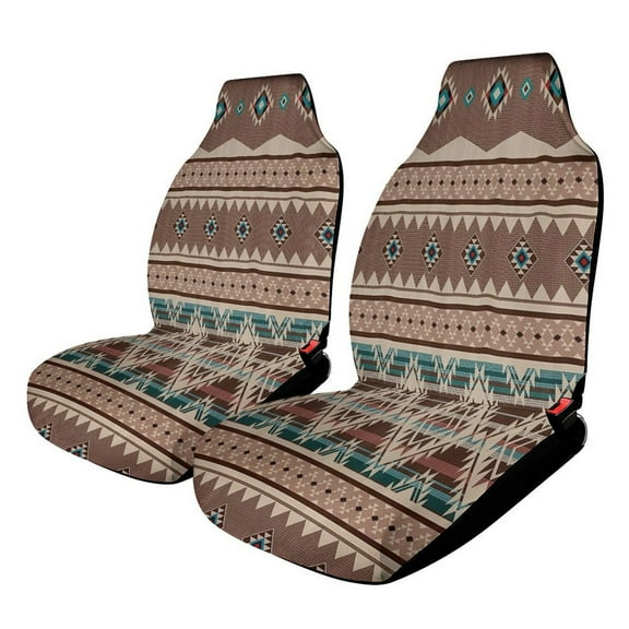 Southwest Native Aztec Car Seat Covers Front Seats Universal Fit for Cars SUV Truck Auto Interior Accessories