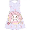 thumbnail image 1 of Disney - lindo vestido sin mangas de verano Mary Cat Girl, vestido de traje de fiesta de princesa, lindo, Kawai, elegante vestido sin mangas 120 Gao Jinjia LED, 1 of 2