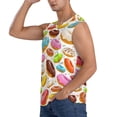 thumbnail image 3 of Disketp Color Donut Sleeveless Tshirts For Men, Muscle Shirts For Men Dry Fit Tank Top-X-Large, 3 of 8