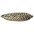 thumbnail image 3 of Everything Comfy Leopard Print Decorative Pillow, 16x6 Inch, Tan/Black,, 3 of 4