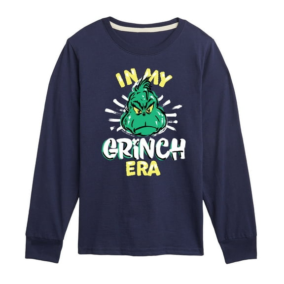 Dr. Seuss The Grinch - Christmas - In My Grinch Era - Toddler & Youth Long Sleeve Graphic T-Shirt