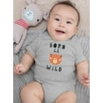 thumbnail image 2 of Born To Be Wild Cute Bear Bodysuit Infant -Image by Shutterstock,  12 Months, 2 of 4
