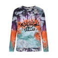 thumbnail image 3 of WXLWZYWL Trendy Sweatshirts For Women 2023 Women Long Sleeves Casual Christmas Printing Crewneck Loose Pullover Sweatshirt Tunic Tops, 3 of 5