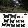 thumbnail image 2 of Juego de pegatinas de pared Sincero mariposas negras 24 piezas decoración sala de estar, 2 of 10