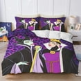 thumbnail image 4 of Villains Duvet Cover Set Twin 3 Piece (1 Duvet Cover + 2 Pillow Shams) Bedding Cover Set with Zipper Closure 4 Corner Ties Cute Blanket Villains Theme Comforter Cover, 4 of 4
