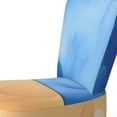 thumbnail image 3 of Designart "Blue & Orange Mixing Liquid Ink II" Upholstered Modern Accent Chair and Arm Chair, 3 of 5