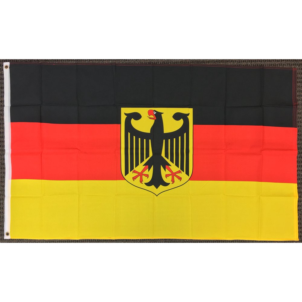 3x5 Germany Flag with Eagle German Banner Deutschland New Indoor