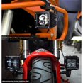 thumbnail image 4 of Foco de luz antiniebla para coche, barra de Soporte Universal de conversión LED, montaje de tubo para motocicleta todoterreno, camión, 1,25 ", 30MM, 2 uds. ER, 4 of 5