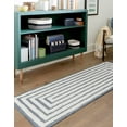 thumbnail image 4 of Sabrina Soto Casa Collection Area Rug - Toluca (2' 3" x 8' Runner Navy Blue/Ivory), 4 of 8