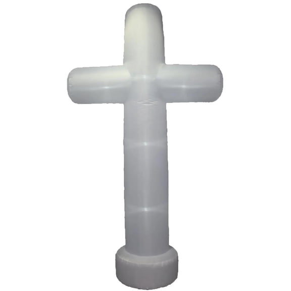 A Holiday Company Inflatable Cross LED Lighted Yard Decoration - 108 in x 60 in x 28 in