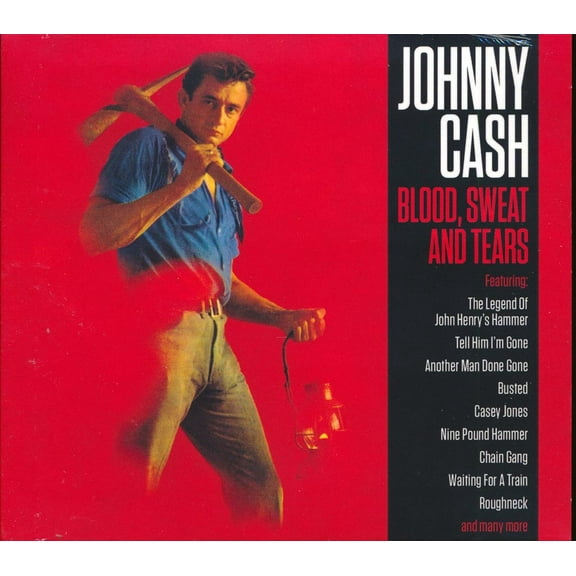Johnny Cash - Blood, Sweat And Tears (40 tracks) (2xCD) (deluxe 3-fold digipak) - CD