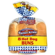 Flowers Foods Butter Krust Hot Dog Buns, 8 ea