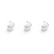 thumbnail image 5 of Auriculares Bluetooth recargables sweethay con Micrófono Cancelación de ruido estuche de carga Blanco 3piezas, 5 of 8