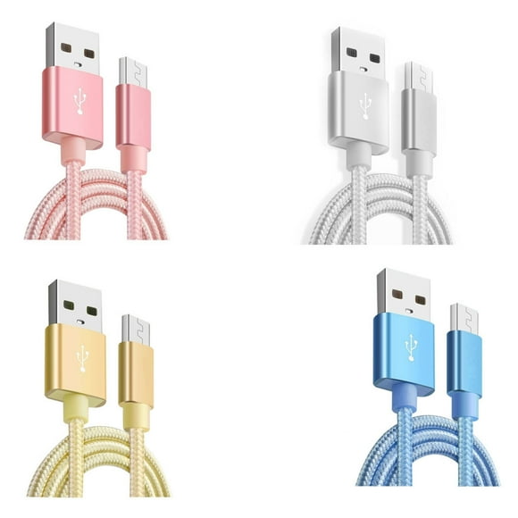 Xingzhi 1 Meter Nylon Woven Data Cable Replacement for Android charge cord for Android Mobile Phone Data Line Cord Replacement Wire Cable