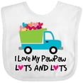 thumbnail image 3 of Inktastic I Love My PawPaw Boys or Girls Baby Bib, 3 of 4