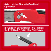 Hyper Tough 7-in-1 Multi-function Lockback Utility Knife