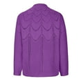 thumbnail image 4 of Yuyuzo Pull Femme Manches Longues Col Rond Hauts Tricotés Hiver Automne Décontracté Couleur Unie Pulls Blouse, 4 of 5